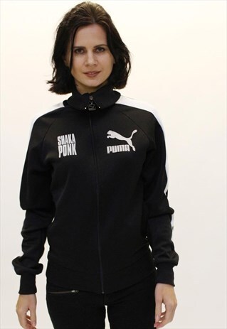 VINTAGE PUMA BLACK TRACK JACKET-T18