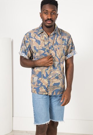 VINTAGE 80S HAWAIIAN SHIRT / S1750