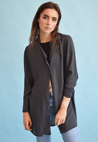 90'S RETRO MINIMALIST GRUNGE LOOSE-FITTED TOP JACKET
