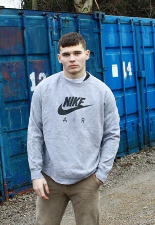 VINTAGE GREY NIKE AIR SWEATSHIRT