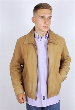 TIMBERLAND LEATHER JACKET MEN