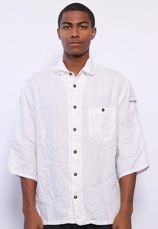 VINTAGE STONE ISLAND SHIRT WHITE