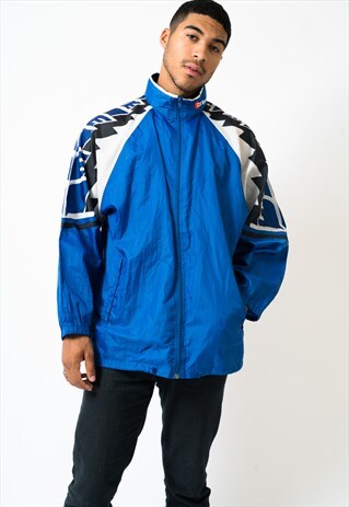VINTAGE PATTERNED WINDBREAKER