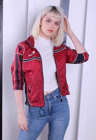 VINTAGE 90S SHELL JACKET/WINDBREAKER. UNISEX SPORTSWEAR.