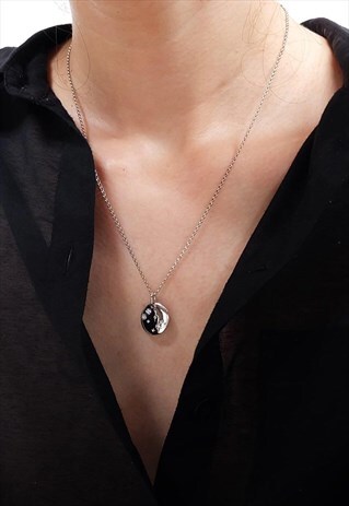 ZODIAC STERLING SILVER NECKLACE GEMINI SIGN