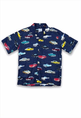 VINTAGE CHEVROLET CAR PRINT SHORT SLEEVE SHIRT