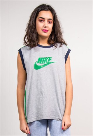 90'S VINTAGE NIKE GREY VEST TOP T-SHIRT