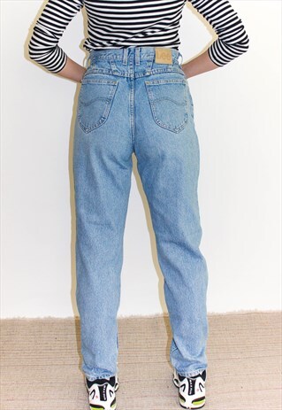 VINTAGE LEVI 80'S HIGH WAIST STONEWASH MOM JEANS
