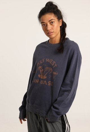 VINTAGE POLO RALPH LAUREN PRINT SWEATSHIRT