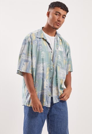VINTAGE PATTERNED FESTIVAL SHIRT