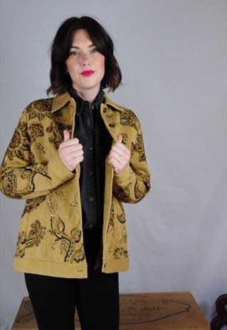 PAISLEY EMBROIDERED JACKET