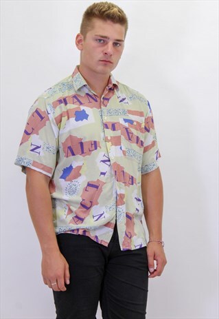 VINTAGE CRAZY PATTERN FESTIVAL SHIRT