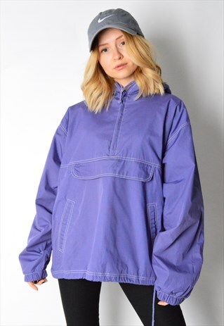 VINTAGE 90S PURPLE ANORAK JACKET