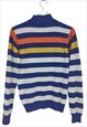 VINTAGE FRED PERRY COLORFUL STRIPPED JUMPER S