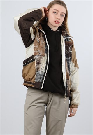 VINTAGE SMALL BROWN LIGHTWEIGHT JACKET
