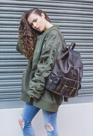 PREMIUM COCO HUNTER LEATHER BACKPACK
