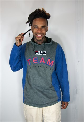 FILA EMBROIDED VINTAGE HOODIE