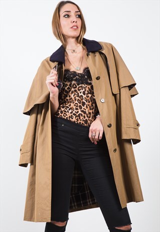 VINTAGE 80S ORIGINAL BURBERRY TRENCH/ S2283