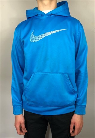 nike centre tick hoodie