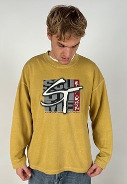 Vintage Scudtime Sweatshirt Men's Yellow