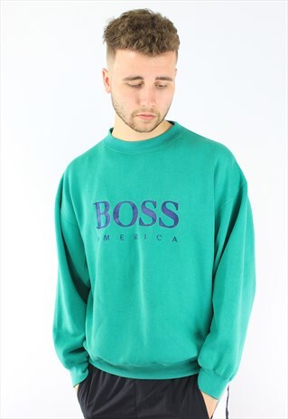 BOSS AMERICA VINTAGE SPORTS SWEATSHIRT