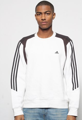 VINTAGE ADIDAS SWEATSHIRT WHITE