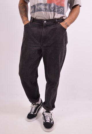 LEVI'S MENS VINTAGE JEANS W30 L28 BLACK 90S