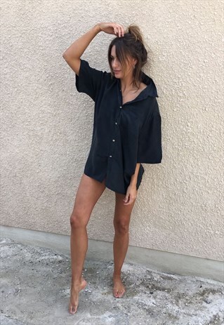 PATTERNED OVERSIZED RETRO VINTAGE UNISEX FESTIVAL SHIRT