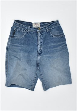 Vintage 90's Armani Denim Shorts Blue