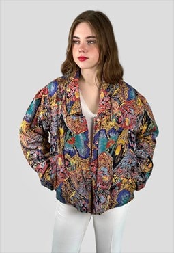 Ishwar Of Paris Multi Coloured Vintage 80's Ladies Jacket
