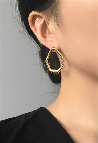 GOLD WILD WOOD EARRINGS