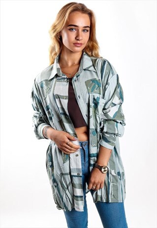 VINTAGE PATTERNED SHIRT S614