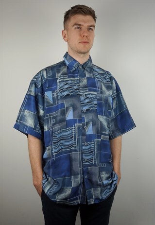 PURE SILK PATTERNED SHIRT