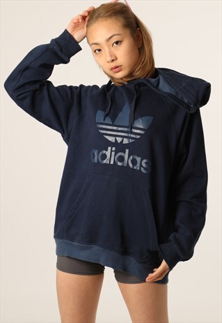 VINTAGE ADIDAS PRINTED SPELLOUT HOODIE