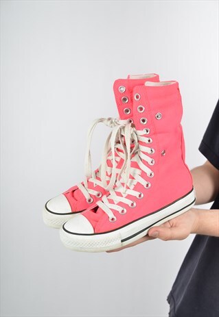 VINTAGE CONVERSE HIGH TOP SNEAKERS TRAINERS UK 3