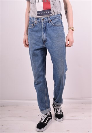 LEVI'S MENS VINTAGE JEANS W34 L32 BLUE 90S