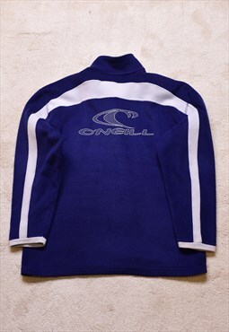 Vintage O'Neill Blue Embroidered Fleece Jacket