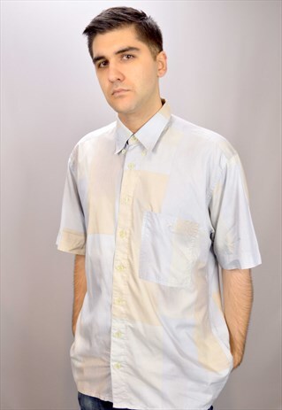 VINTAGE PATTERNED SHORT SLEEVE SHIRT
