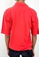 VINTAGE 90S RED LOGO POLO SHIRT