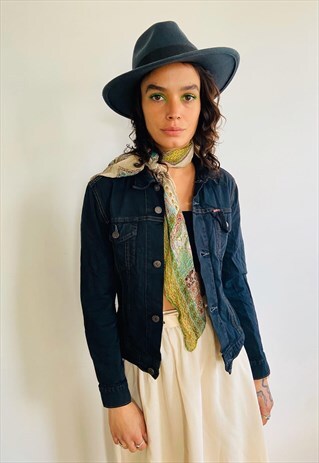 BLACK DENIM JACKET