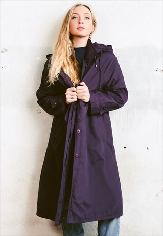 VINTAGE 90S LONG HOODED JACKET