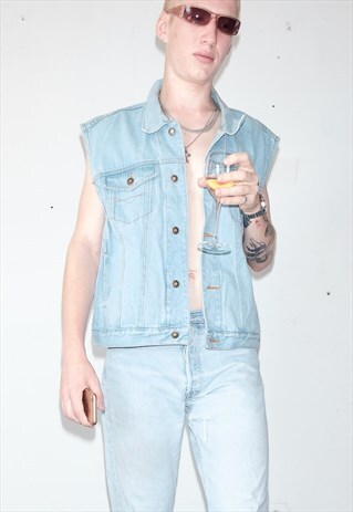 VINTAGE DENIM FESTIVAL GILET / UNISEX