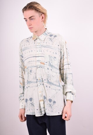 MENS VINTAGE SHIRT MEDIUM MULTI 90S