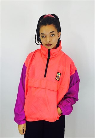 VINTAGE FESTIVAL 80S RAVE WATERPROOF JACKET
