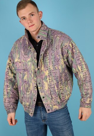 VINTAGE PADDED JACKET IN MULTI NJ573
