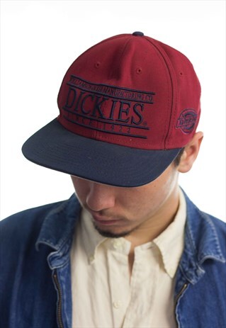 VINTAGE DICKIES LOGO BASEBALL CAP 90S X 3.7
