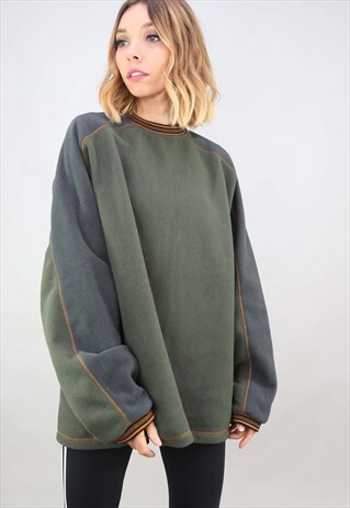 VINTAGE 90S OVERSIZED FLEECE SWEATSHIRT