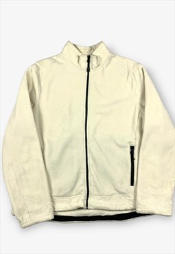 Vintage eddie bauer fleece jacket cream xl BV16502