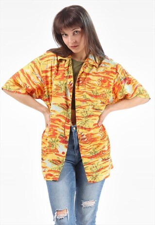HAWAIIAN SHIRT 80S TROPICAL SHIRT