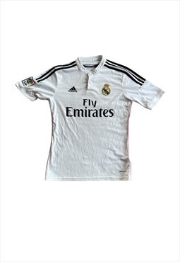 Real Madrid shirt white small adidas 00s